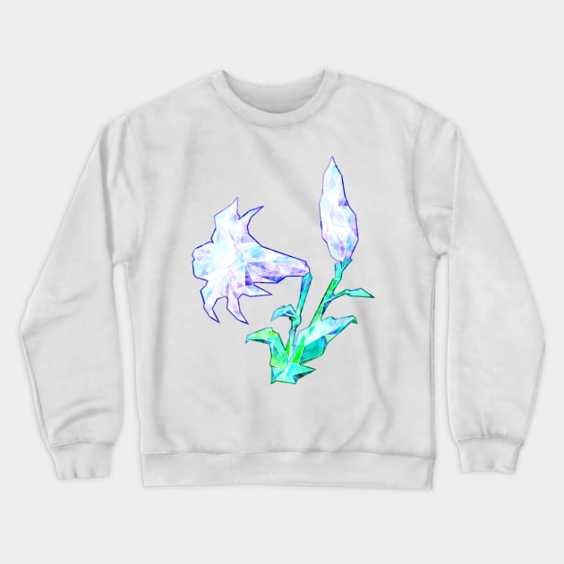 Gem Lily Crewneck Sweatshirt by slushink